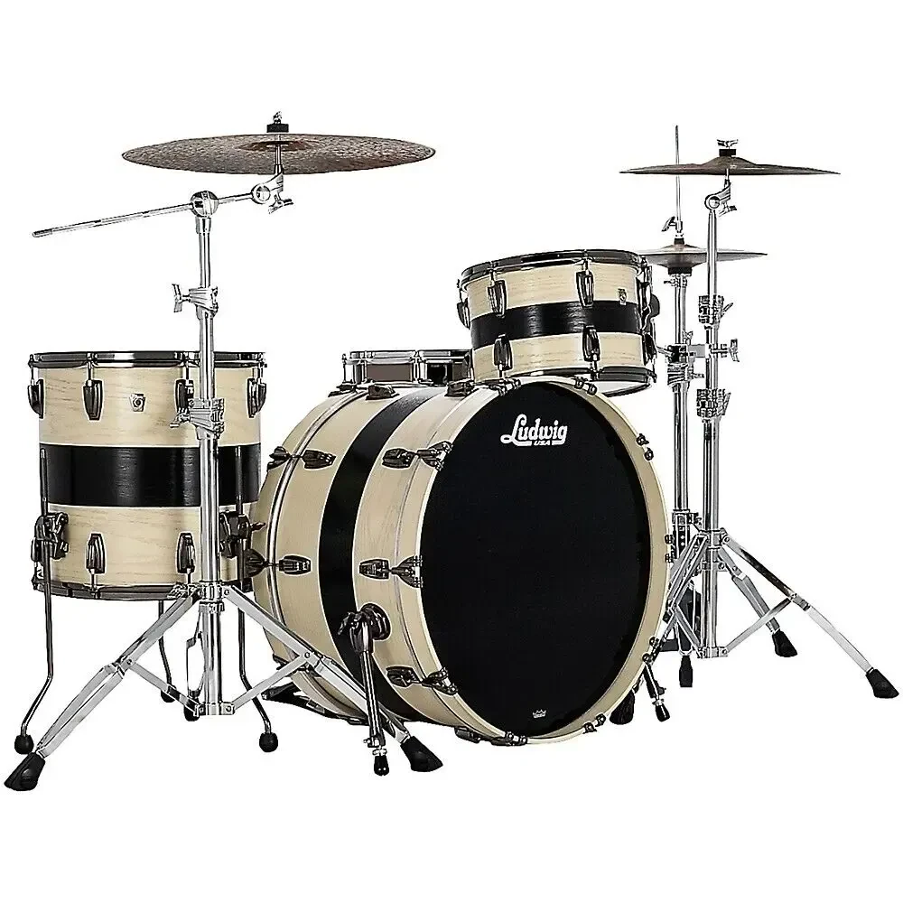Ударная установка акустическая Ludwig Classic Oak 3-Piece Pro Beat Shell Pack With 24" Bass Drum, Bandit