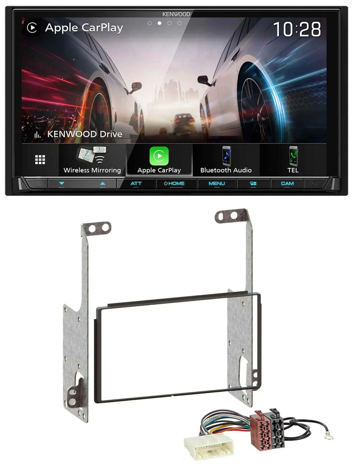 Kenwood MP3 2DIN USB DAB Bluetooth Autoradio für Nissan X-Trail 2007-2014