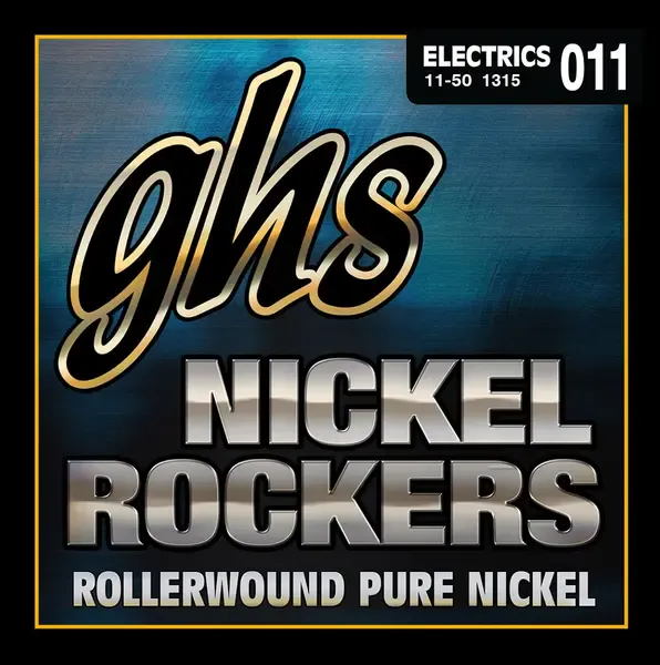 Струны для электрогитары GHS Strings 1315 Nickel Rockers 11-50