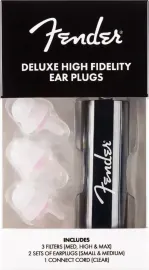 Беруши Fender Deluxe Hi-Fi Ear Plugs (набор) с футляром-брелком