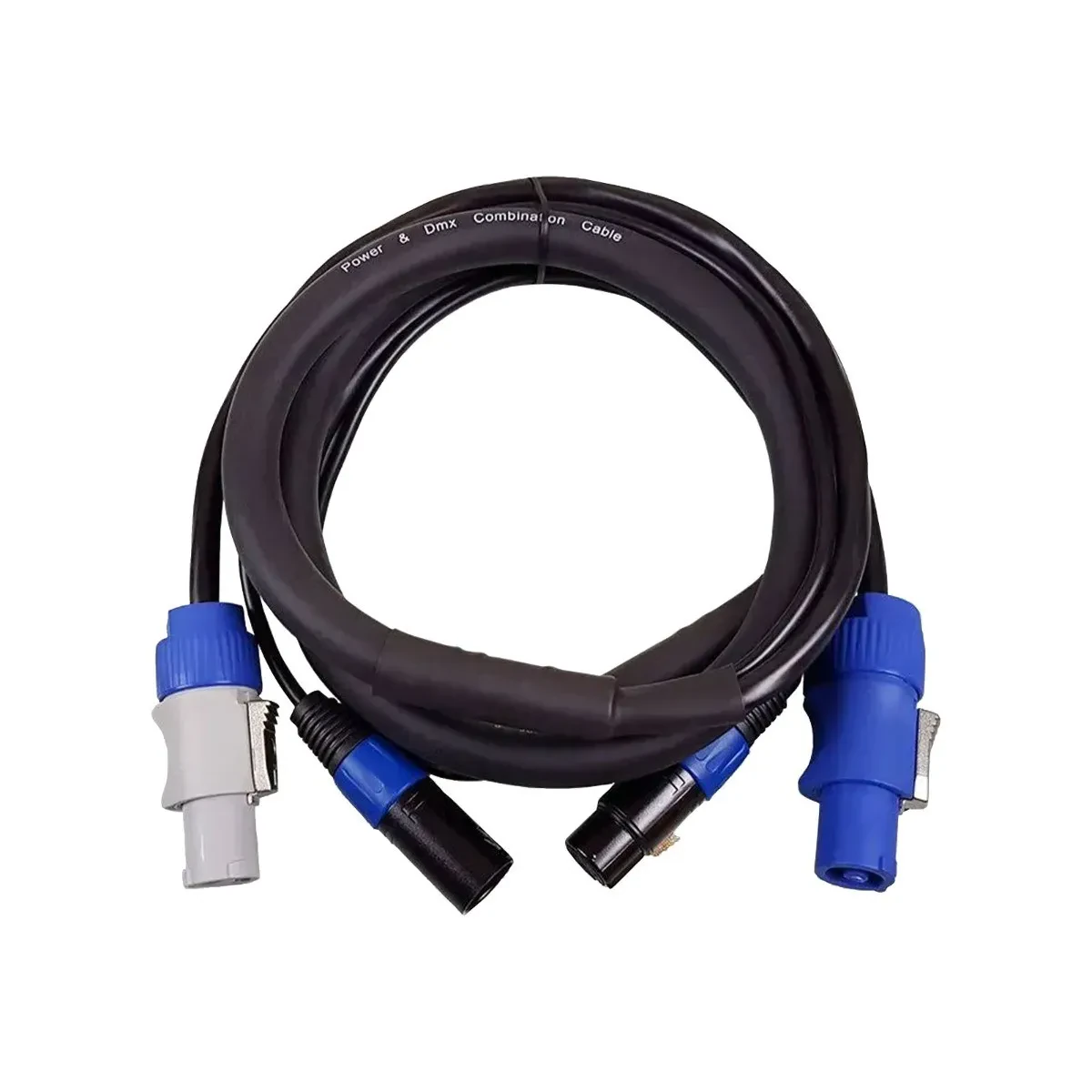 Blizzard Lighting DMX5PC-50 5-Pin DMX + PowerCON Combo Cable - 50 FT