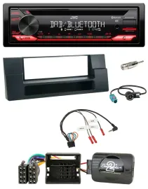 JVC CD DAB USB Bluetooth Lenkrad Autoradio für BMW 5er 01-04 E39 Aktivsystem Abl