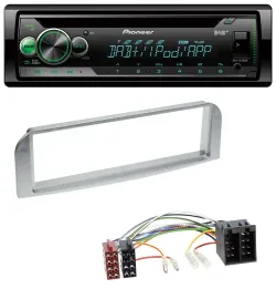 Pioneer USB MP3 DAB AUX CD Autoradio für Alfa Romeo 147, GT - silbergrau