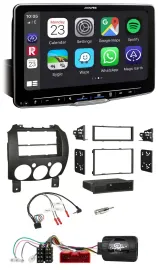 Автомагнитола Alpine Bluetooth USB DAB для Mazda 2 (2007–2014)