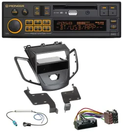 Автомагнитола для Ford Fiesta (2010–2017) Pioneer DAB, MP3, USB, Bluetooth