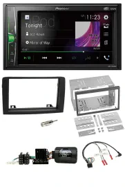 Автомагнитола Pioneer 2DIN DAB USB Bluetooth для Fiat Idea 2006–2012, черная