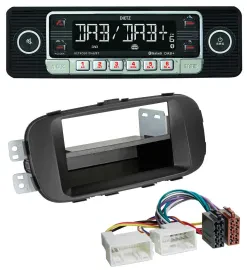 Dietz USB DAB MP3 Bluetooth Autoradio für Kia Soul (PS ab 2014) schwarz