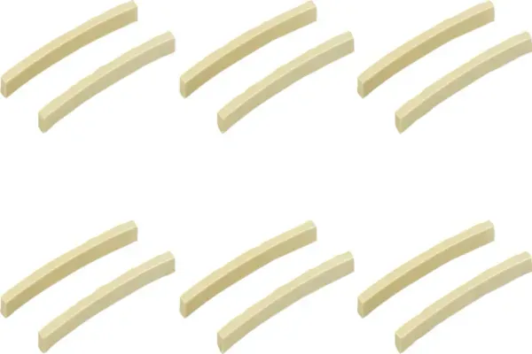 Genuine Fender Melamine Stratocaster/Telecaster String Nut Blanks (Pack of 12)