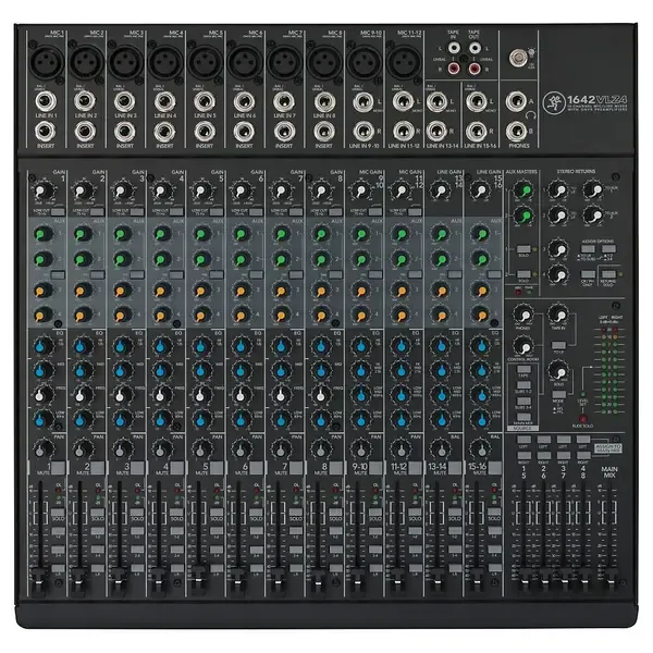 Аналоговый микшер Mackie VLZ4 Series 1642VLZ4 16-Channel/4-Bus Compact Mixer