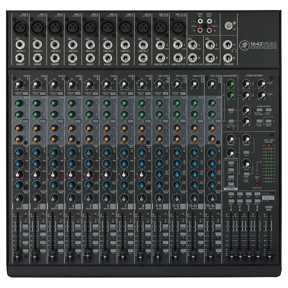 Аналоговый микшер Mackie VLZ4 Series 1642VLZ4 16-Channel/4-Bus Compact Mixer