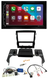 ESX 2DIN DAB USB Lenkrad Bluetooth Autoradio für Subaru Impreza ab 2018