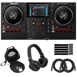 DJ-контроллер с джогом Numark MIXSTREAM PRO+ Black с аксессуарами