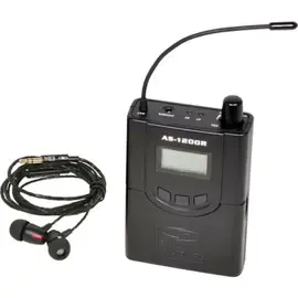 Приемник для систем персонального мониторинга Galaxy Audio AS-1200R Wireless Bodypack Receiver, D: 584 to 607 MHz w/ Earbuds