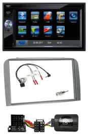 Автомагнитола Blaupunkt 2DIN с навигацией, SD, USB, Bluetooth, TMC, для Alfa Romeo 147/GT (2004-), поддержка управления с руля