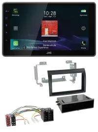 JVC DAB MP3 Bluetooth USB Autoradio für Citroen Jumper Fiat Ducato 06-11 schwarz