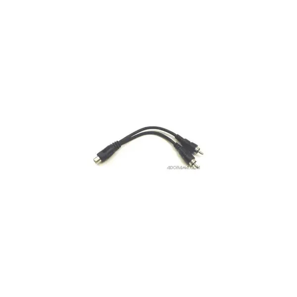 Hosa Technology 6" RCA Female to Two Male Y-Cable #YRA105