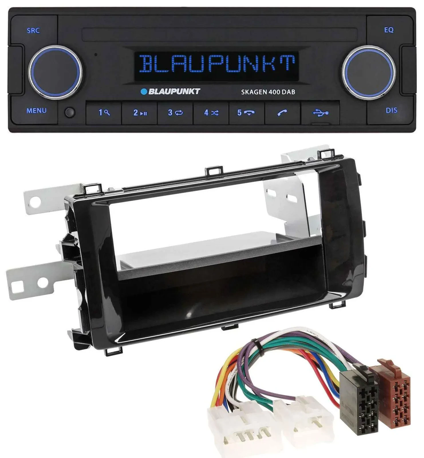 Blaupunkt DAB USB Bluetooth MP3 Autoradio für Toyota Auris (ab 2013) schwarz