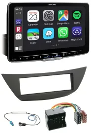 Alpine Bluetooth MP3 USB DAB Autoradio für Renault Laguna 3 (ab 2008)