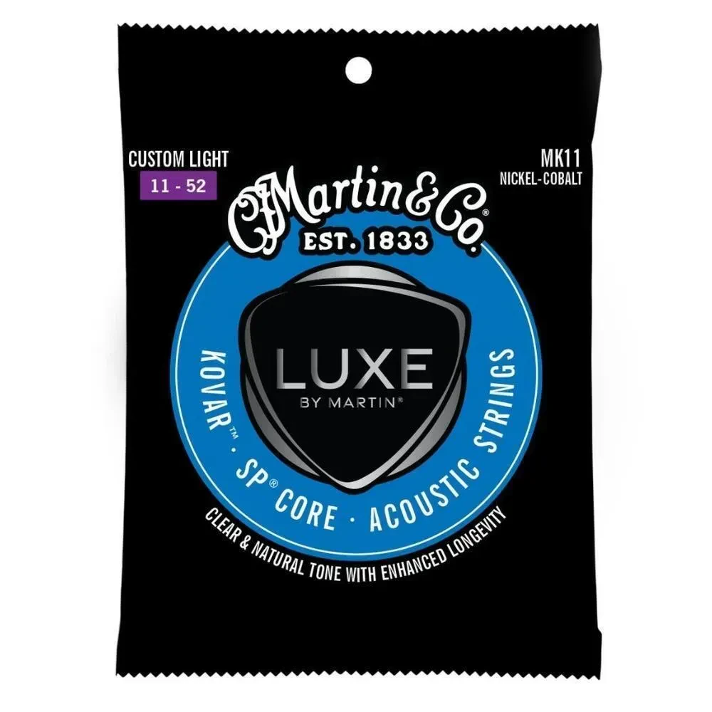 Струны для акустической гитары Martin Guitars MK11 Luxe Kovar Custom Light 11-52