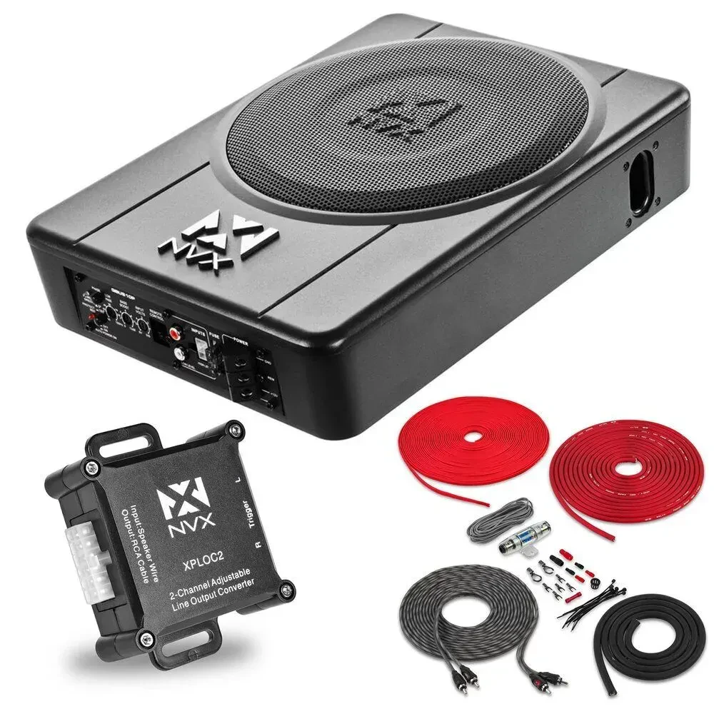 Сабвуфер активный для Toyota Tundra 2003–2014 NVX QBUS10P 10" под сиденье (набор)