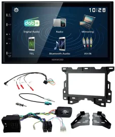 Автомагнитола Kenwood 2DIN Bluetooth USB DAB для Mercedes Sprinter W907/W910