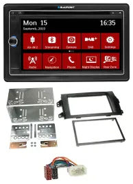 Blaupunkt Bluetooth DAB 2DIN USB DVD MP3 Autoradio für Fiat Sedici Suzuki SX 4 a