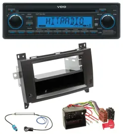 VDO AUX MP3 1DIN CD USB Autoradio für Mercedes Viano Vito 06-14 schwarz