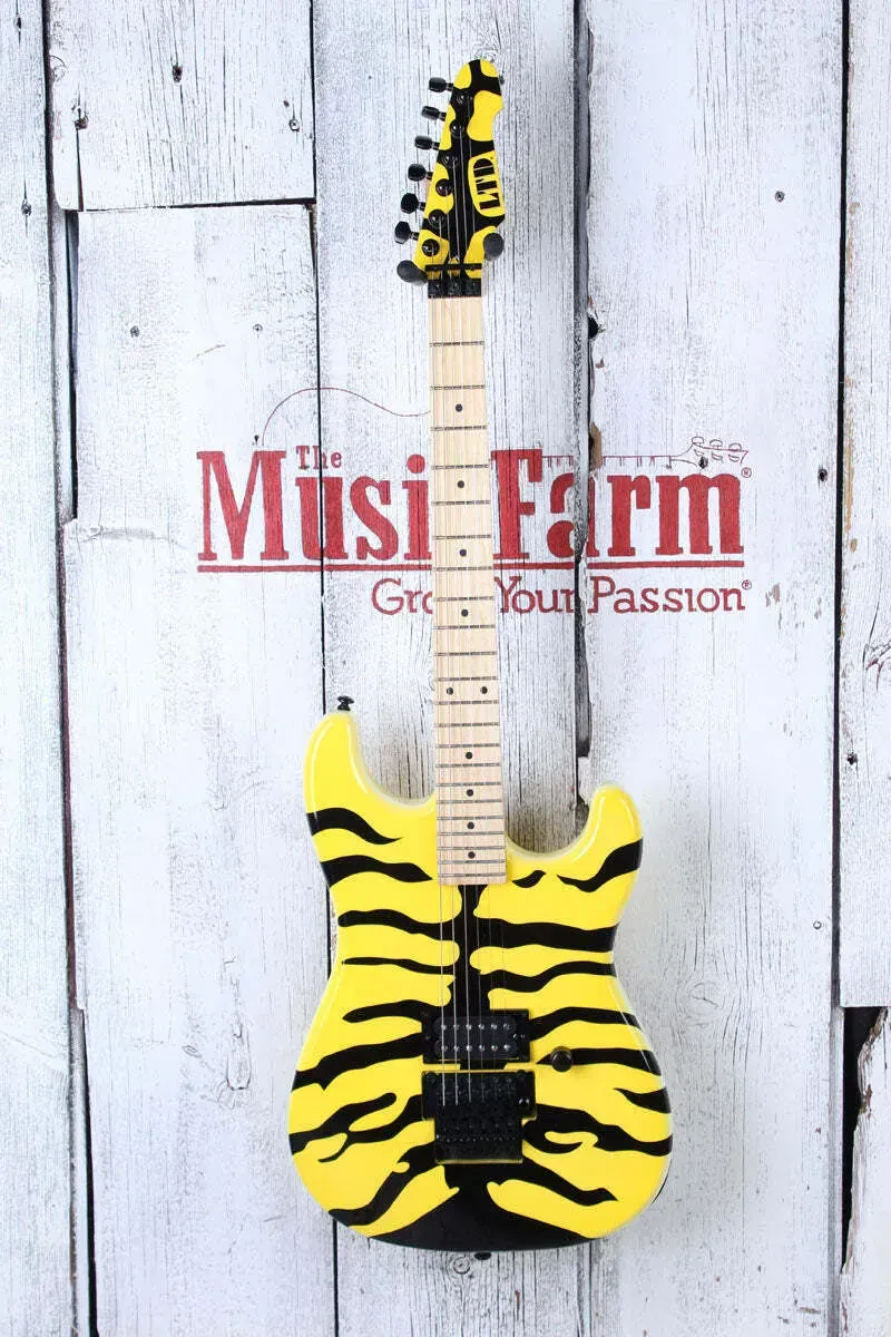 Электрогитара LTD GL-200MT George Lynch M1 Tiger Yellow Tiger Graphic