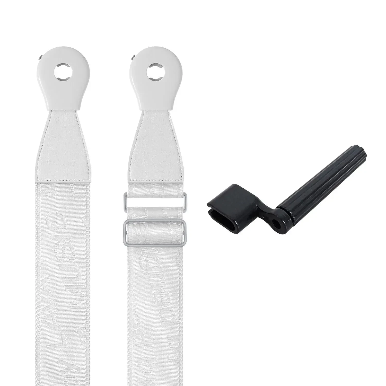 Ремень для гитары Lava Music lviswh-sk White с машинкой для струн