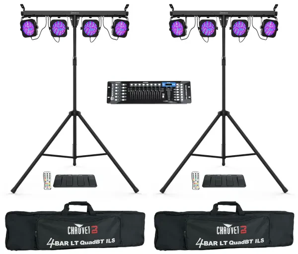 Комплект светового оборудования Chauvet DJ 4BAR LT QuadBT ILS + ROCKFORCE 192