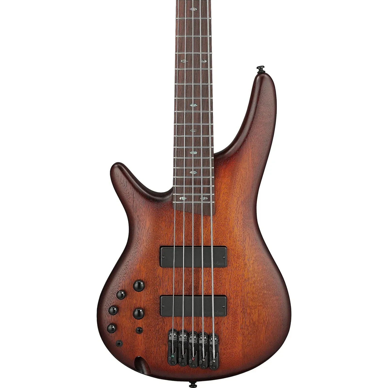 Ibanez SR505AL STD Left-Handed 5-S Bass Guitar, Rosewood, Mahogany Brown Burst