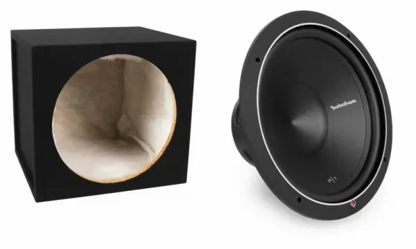 Rockford Fosgate P1S2-15 500W 15" 2-Ohm Car Subwoofer w/ Sealed Enclosure Box