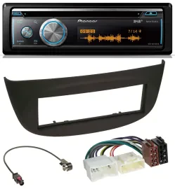 Автомагнитола Pioneer для Renault Twingo (с 2012), MP3, DAB, USB, CD, Bluetooth, черная