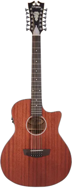 Электроакустическая 12-струнная гитара D'Angelico Premier Fulton LS Cutaway Grand Auditorium Mahogany Satin