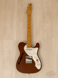 Электрогитара полуакустическая Fender Telecaster Thinline 1970 Vintage Reissue TN70/MAHO SS Mahogany w/gigbag Japan 1999