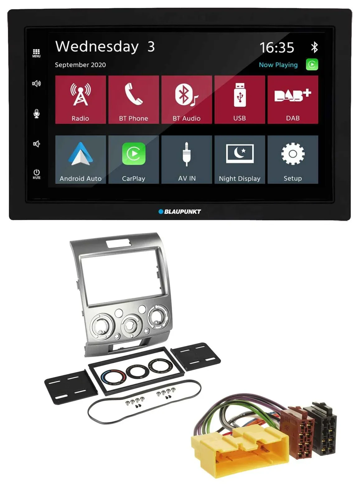 Blaupunkt 2DIN MP3 USB Bluetooth DAB Autoradio für Ford Ranger 2AB 2007 2011