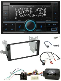 Kenwood CD 2DIN DAB USB Lenkrad Bluetooth Autoradio für Mitsubishi ab 2012 Outla