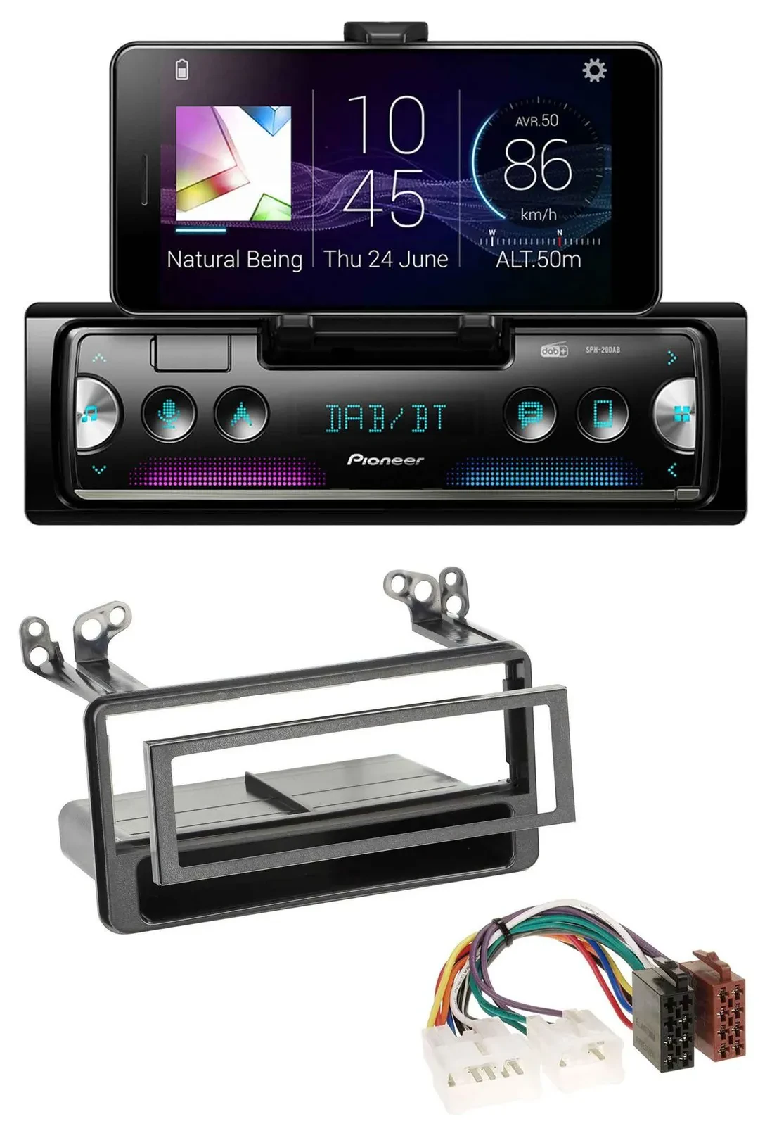 Pioneer USB MP3 Bluetooth DAB Autoradio für Toyota MR2, RAV4, Yaris Verso
