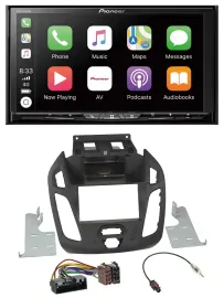 Pioneer 2DIN MP3 USB DAB DVD Bluetooth Autoradio für Ford Transit 12-18 ohne Dis