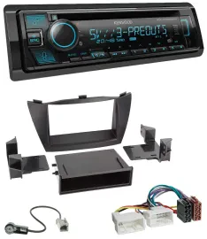 Kenwood Bluetooth USB CD MP3 DAB Autoradio für Hyundai ix35 (LM, 2010-2013)