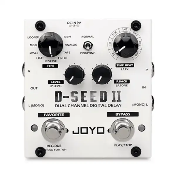 Педаль эффектов для электрогитары Joyo D-Seed II Stereo Delay