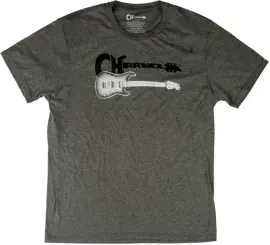 Charvel Guitars Style 1 T-Shirt, Charcoal Gray, 100% Cotton, XL -   #0992789706