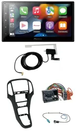 Автомагнитола для Opel Astra J Pioneer 2-DIN, MP3, USB, Bluetooth, DAB