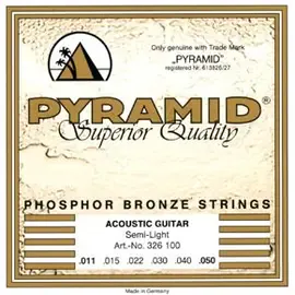 Струны для акустической гитары Pyramid 326100 Phosphor Bronze 11-50