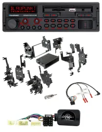 Blaupunkt SD Lenkrad USB Bluetooth DAB Autoradio für Toyota Yaris 2007-2012