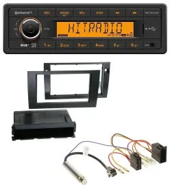 Continental 1DIN DAB MP3 AUX USB Autoradio für Audi A4 B6 B7 2001-2008 Symphony