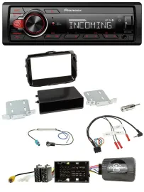 Автомагнитола для Alfa Romeo Giulietta (2013–2021) Pioneer Bluetooth, USB, DAB, черный глянец (piano black)