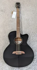 Alvarez ABT60ce 8-String Baritone Black Acoustic Electric Guitar, B-Stock