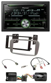 Pioneer Bluetooth Lenkrad DAB 2DIN USB CD Autoradio für Ford Focus Galaxy C-Max