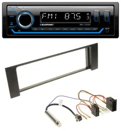 Blaupunkt MP3 Bluetooth USB AUX Autoradio für Audi A4 (B6, 00-04) - ISO
